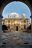 Hania, the Akrotiri peninsula. The Aya Tridha Mon Zangarlo monastery. The church of Byzantine style is dedicated to the Holy Trinity. 